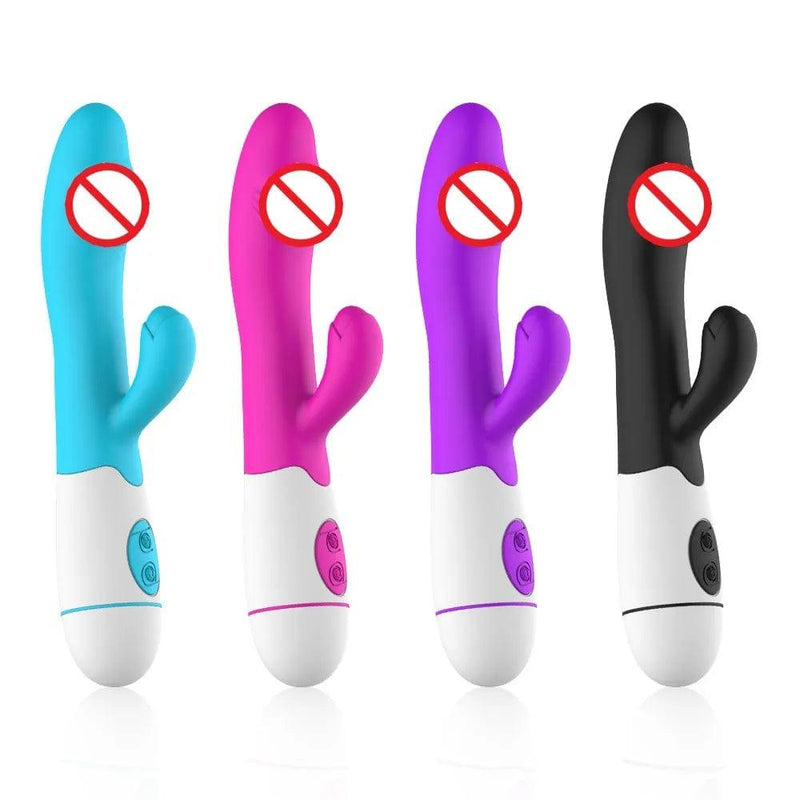 Rechargeable G Spot Rabbit Vibrator - 30 Speeds