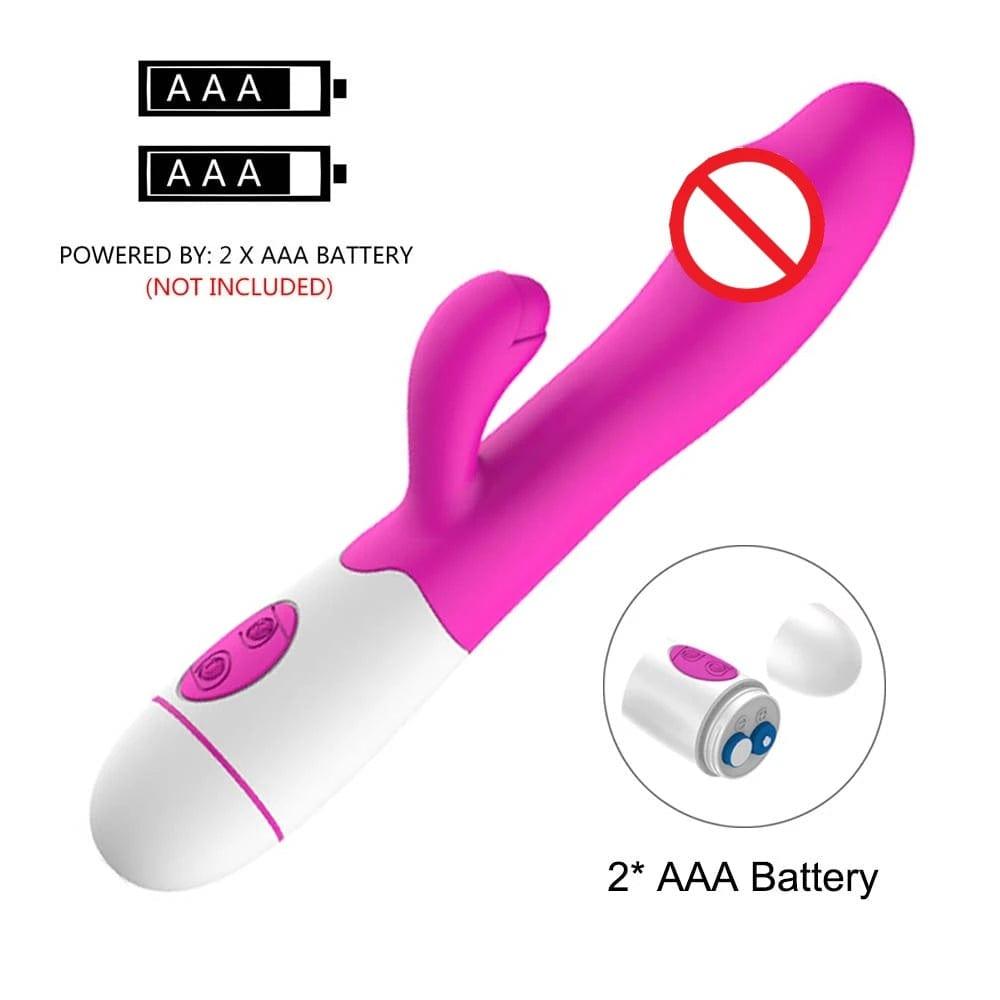 Rechargeable G Spot Rabbit Vibrator - 30 Speeds