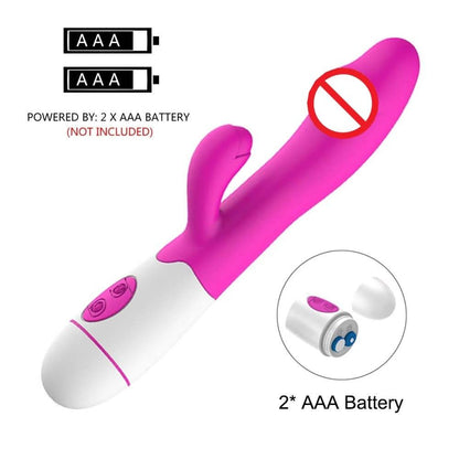 Rechargeable G Spot Rabbit Vibrator - 30 Speeds