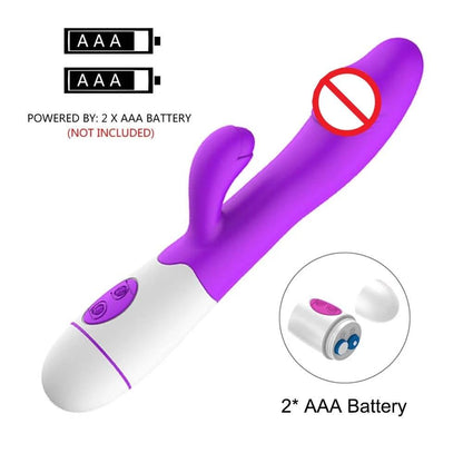 Rechargeable G Spot Rabbit Vibrator - 30 Speeds