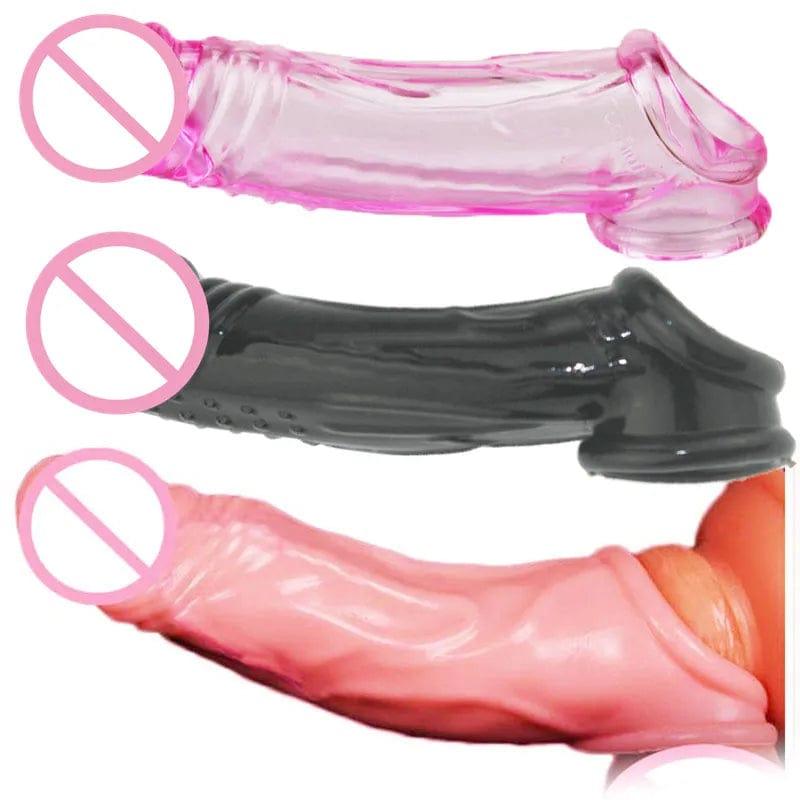 Reusable Silicone Penis Sleeve Extender