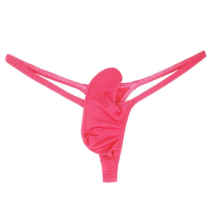 Sissy Mens Thongs with Penis Pouch Sleeve