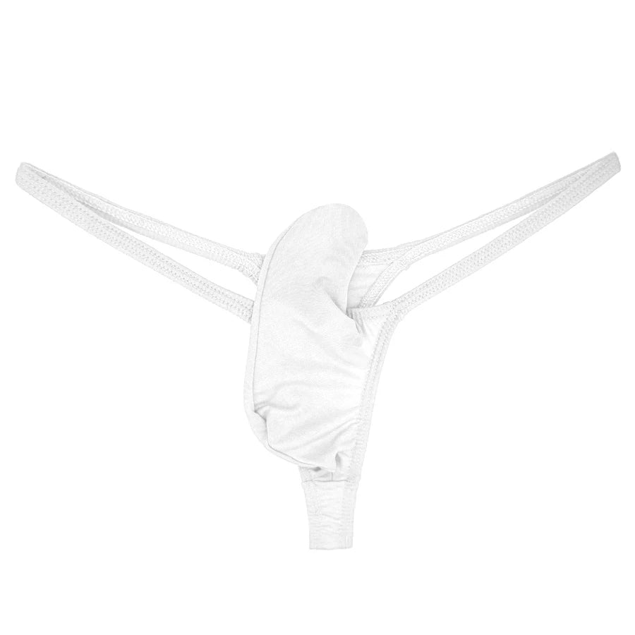 Sissy Mens Thongs with Penis Pouch Sleeve