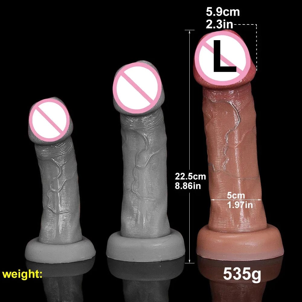 Realistic Silicone Dildo with Suction Cup