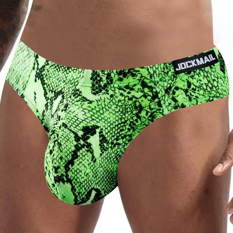 Summer Breathable Men's Low Waist Bikini Briefs