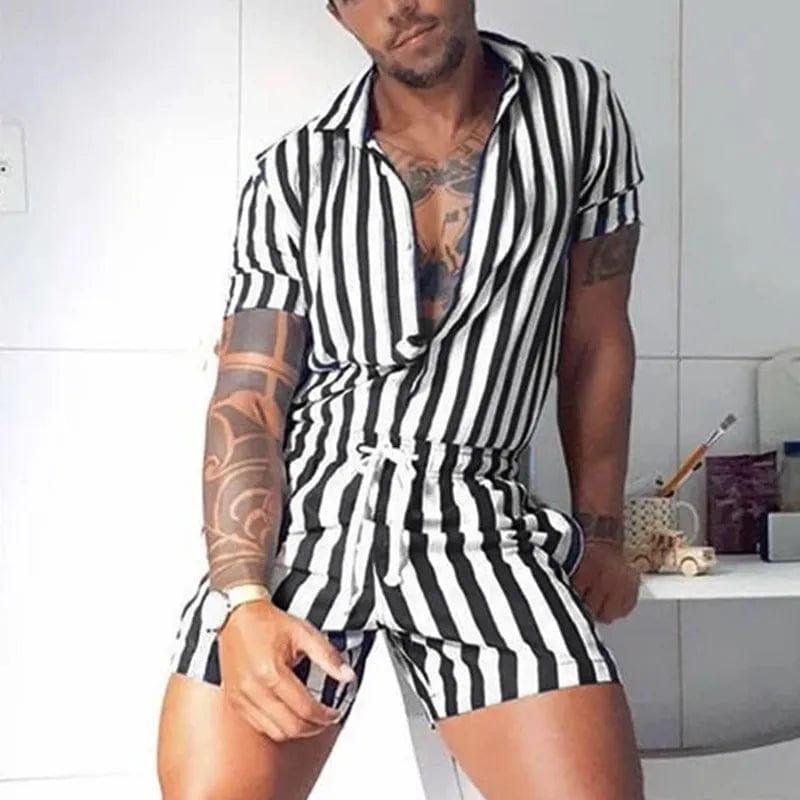 Summer Striped Shorts for Men