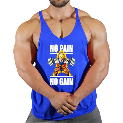 Summer Y Back Gym Stringer Tank Top