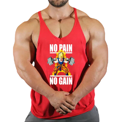 Summer Y Back Gym Stringer Tank Top