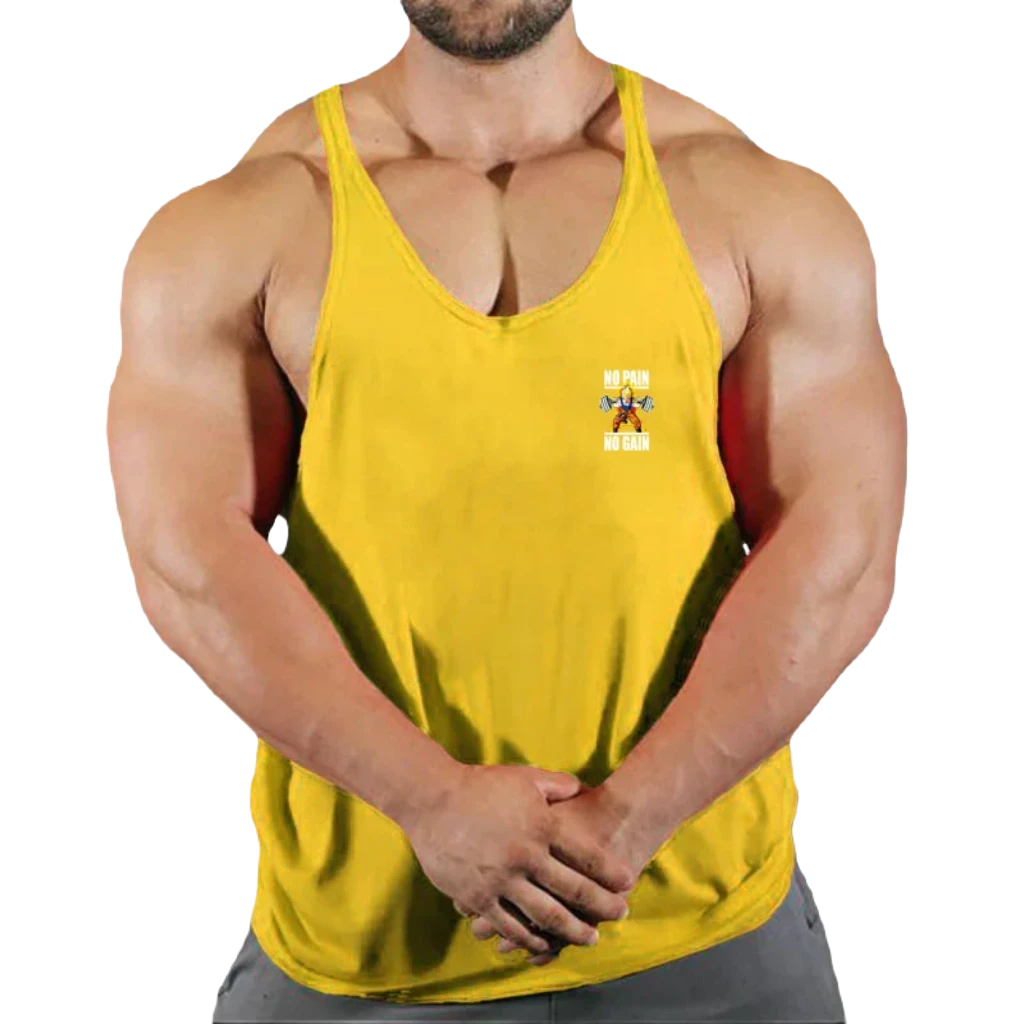 Summer Y Back Gym Stringer Tank Top