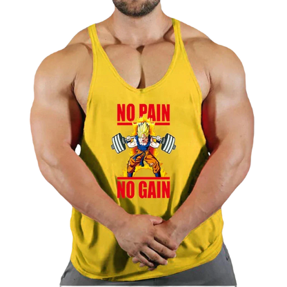 Summer Y Back Gym Stringer Tank Top