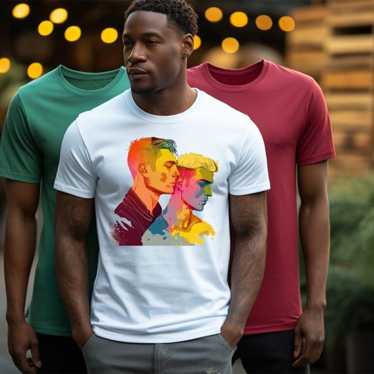 Bold Graphic T-Shirts - Printed Tee for Modern Gay Man