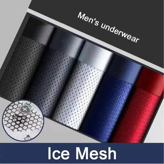 Ice Silk Mesh Boxers Pack of 5