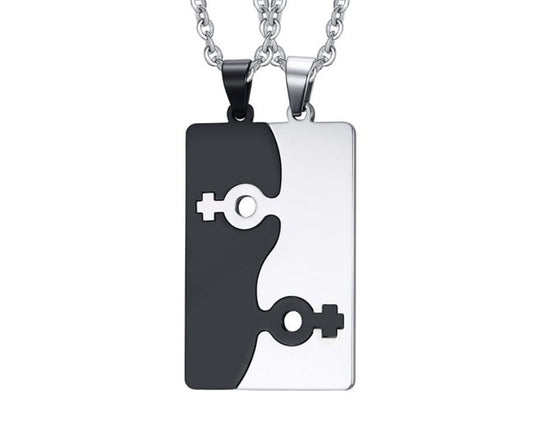 Stylish Stainless Steel Electroplated Gay Pendant Necklace