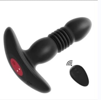 Telescopic Anal Plug with Vibrating Function