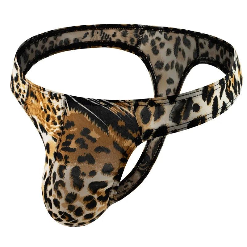 Thong Underwear with Sexy Leopard Print